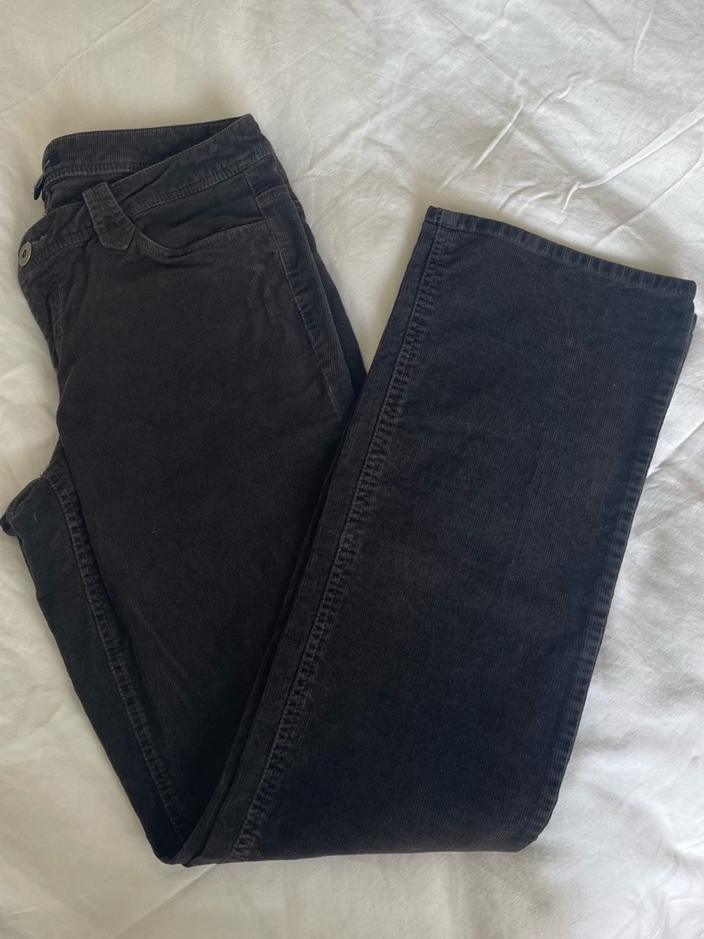 Tommy Hilfiger Women's Steel Gray Boot Cut Corduroy Pants